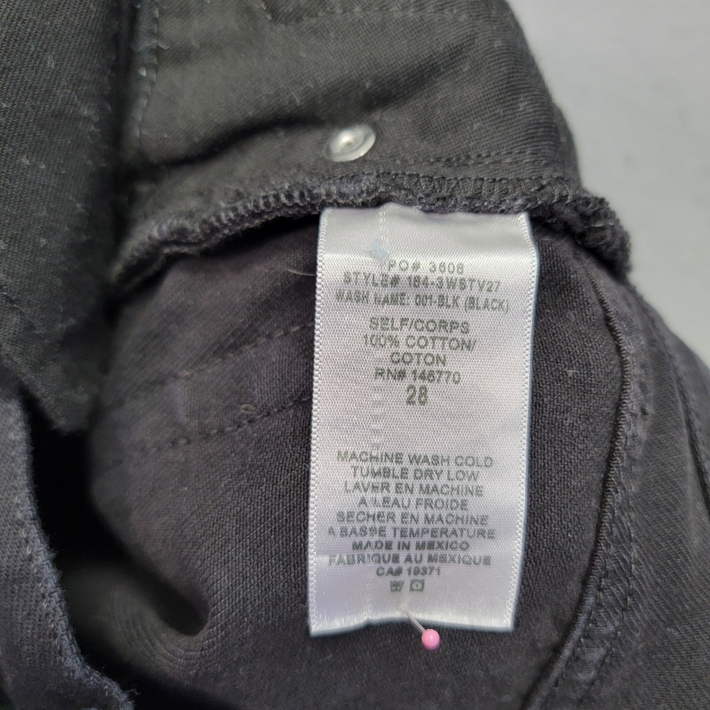 REDONE ORIGINALS HIGH RISE STRAIGHT LEG RAW HEM, SIZE 28 - Picture 5 of 12